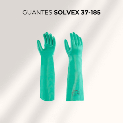 GUANTES SOLVEX VERDE NITRILO 18" (37-185) T:09