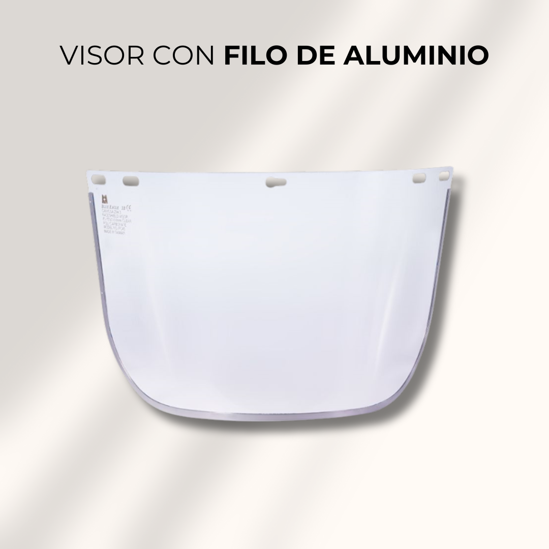 VISOR CON FILO DE ALUMINIO